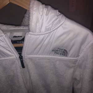 Fuzzy north face with hood